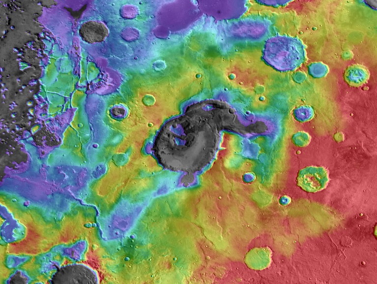 Explosive Supervolcanoes May Have Rocked Ancient Mars